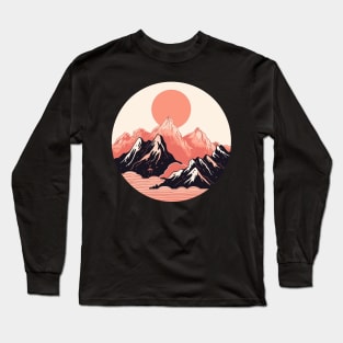 Mountain Minimalist Long Sleeve T-Shirt